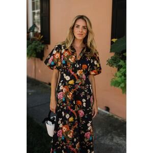 knee length dresses for ladies Black Seashell Dionis Midi Dress main image 0